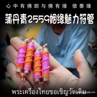 蒲丹青 感情锁心符管 塔固 泰国佛牌 感情和合 姻缘魅力 人缘和合  夫妻和睦 挽回婚姻