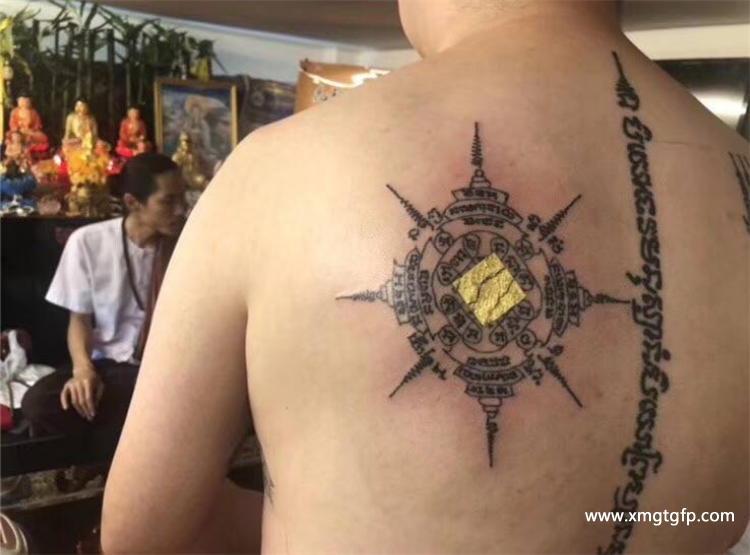 泰国佛牌知识之泰国刺符，四方佛轮和莲花必打介绍
